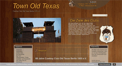 Desktop Screenshot of old-texas-town.de